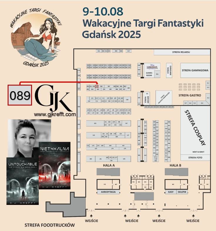 G.J. Krefft na Targach Fantastyki w Gdańsku 2025