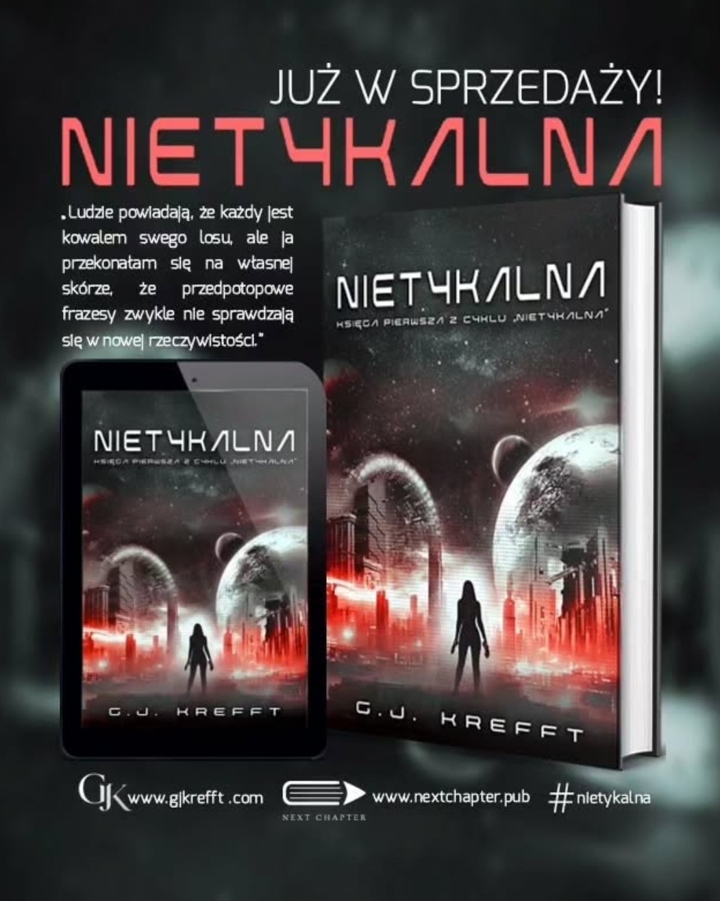 Publikacja powieści "Nietykalna"